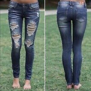 Machine Brand “Selena Gomez” Distressed Jeans